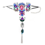 Fashion Boho Crystal Ankle Bracelet Wedding Barefoot Sandals Beach Foot Jewelry Sexy Pie Leg Chain Female Anklet Jewelry