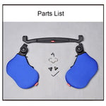 Hot Sale New Fashion Adjustable Car Seat Headrest neck car accessories car Pillow Head Support Resting Nap Sleep Side Cushion