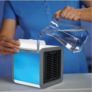 USB Artic Air Cooler Fan Personal Space Cooler Portable Desk Fan Mini Air Conditioner Device Cool Soothing Wind For Home Office