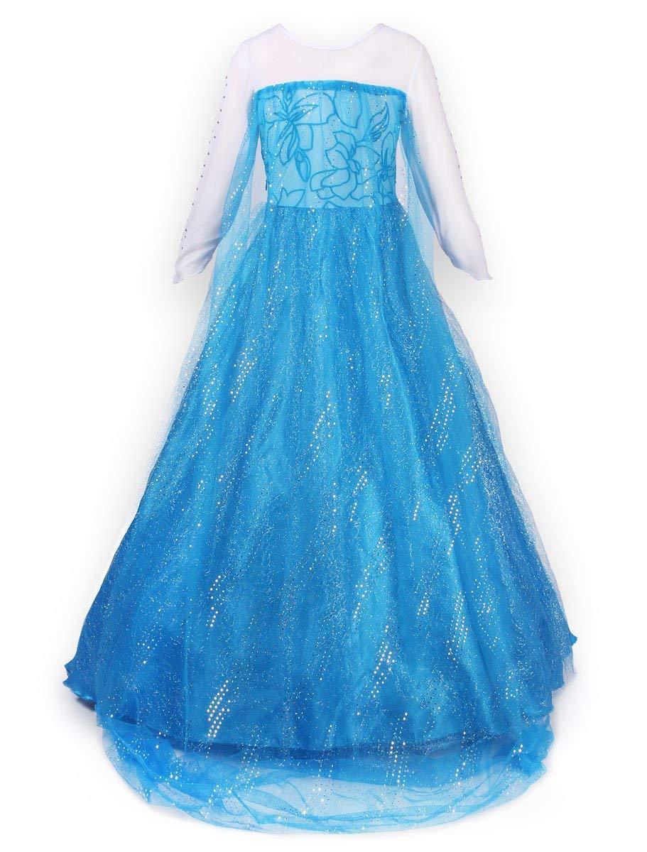 JerrisApparel Snow Party Dress Queen Costume Princess Cosplay Dress Up