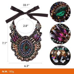 Holylove 3 Designs Statement Necklace Costume Jewelry Fashion Large Jewelry 1 PC with Gift Box