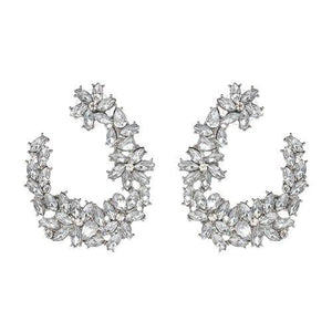 CRYSTAL STATEMENT EARRINGS