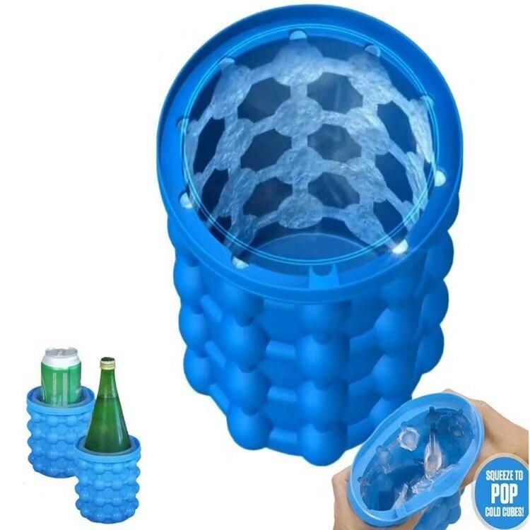 Magic Ice Cube Maker The Revolutionary Space Saving Silicone Ice Cube Maker Ice 2018 New Kitchen Tools Dropship