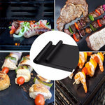 3pcs/5pcs Reusable Non-Stick BBQ Grill Mat Pad Baking Sheet Meshes Portable Outdoor Picnic Cooking Barbecue Mat Tool Sets