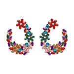 CRYSTAL STATEMENT EARRINGS