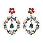 CRYSTAL STATEMENT EARRINGS