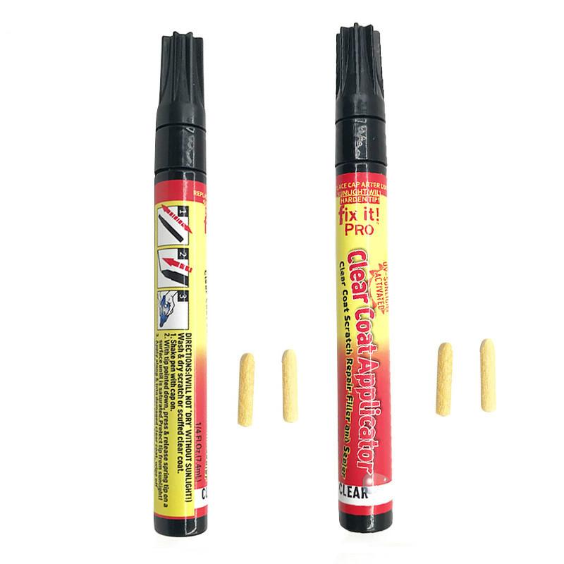 1PC/ 2PCS Car-styling New Portable Fix It Pro Clear Car Scratch Repair Remover Pen Simoniz Clear Coat Applicator Auto Paint pen