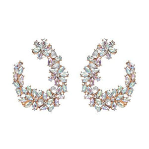 CRYSTAL STATEMENT EARRINGS