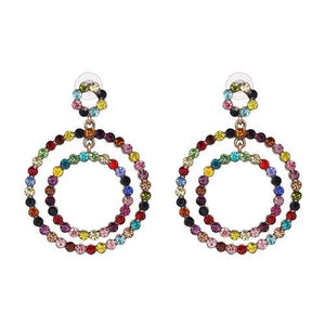 CRYSTAL STATEMENT EARRINGS