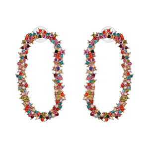 CRYSTAL STATEMENT EARRINGS