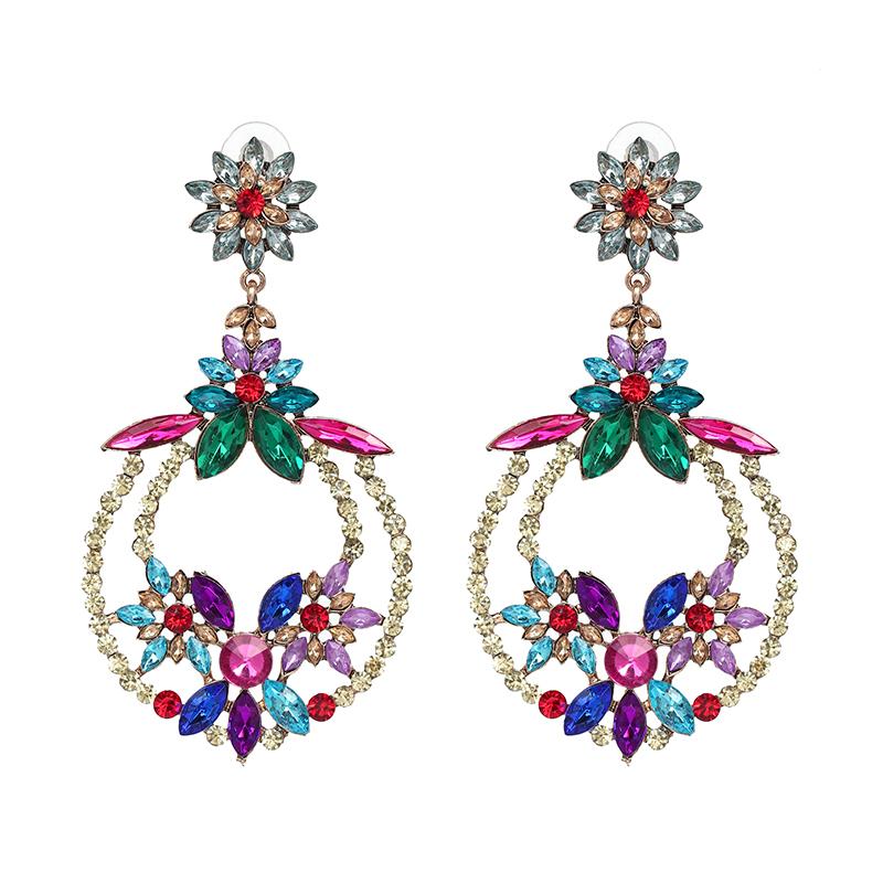 CRYSTAL STATEMENT EARRINGS