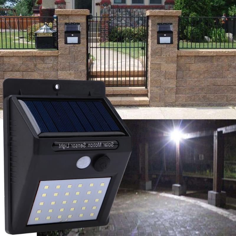 1-4Pcs 20/30 LEDs Solar Light PIR Motion Sensor Solar Garden Light Outdoor Energy Saving Street Yard Path Home Lamp Dropshipping