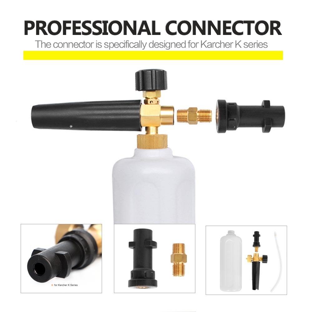 High Pressure Snow Foam Lance for Karcher K Series Soap Foamer Adjustable Foam Nozzle Professional Foam Generator Car Washer