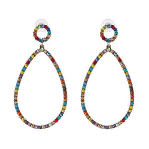 CRYSTAL STATEMENT EARRINGS