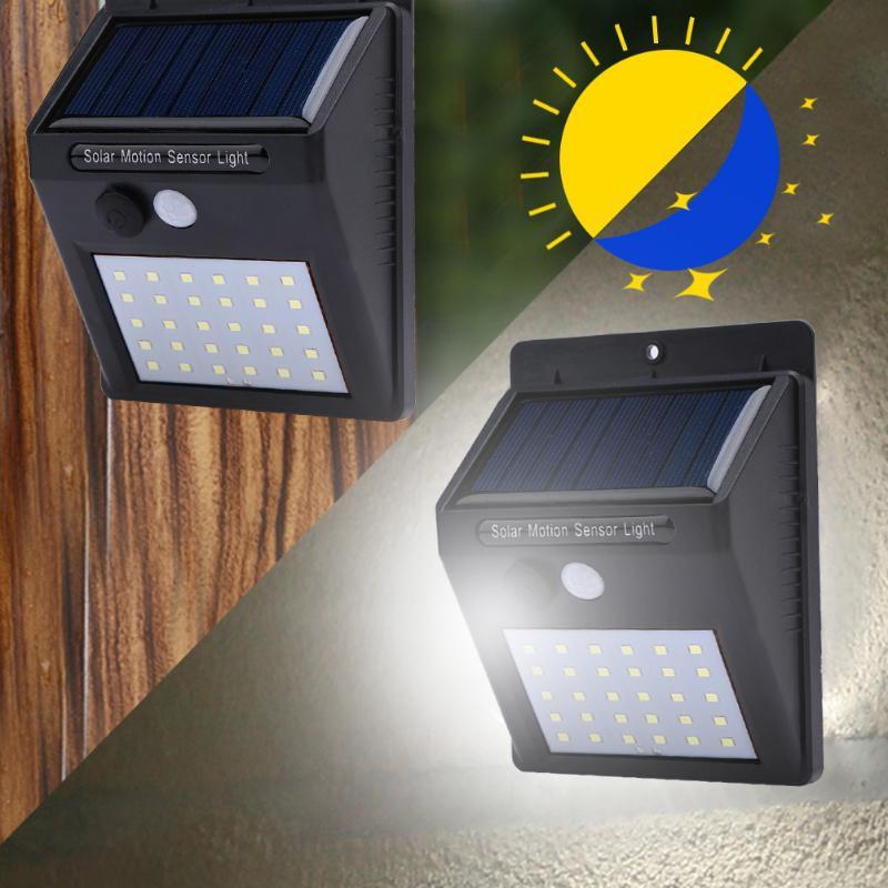 1-4Pcs 20/30 LEDs Solar Light PIR Motion Sensor Solar Garden Light Outdoor Energy Saving Street Yard Path Home Lamp Dropshipping