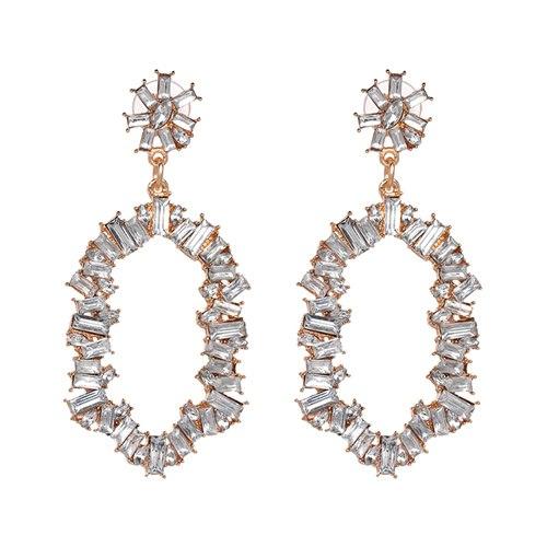 CRYSTAL STATEMENT EARRINGS