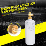 High Pressure Snow Foam Lance for Karcher K Series Soap Foamer Adjustable Foam Nozzle Professional Foam Generator Car Washer