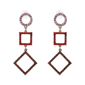 CRYSTAL STATEMENT EARRINGS