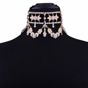 KMVEXO 2017 Fashion Crystal Rhinestone Choker Necklace Velvet Statement Necklace for Women Collares Chocker Jewelry Party Gift