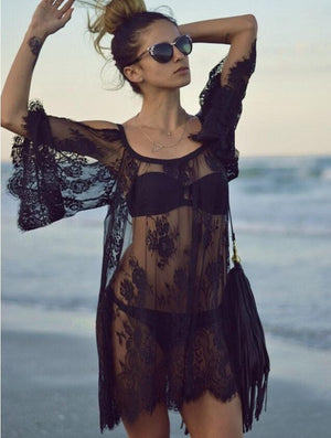 Sexy Lace Swimsuit Swimwear Beach Wear Dress Bikini cover up