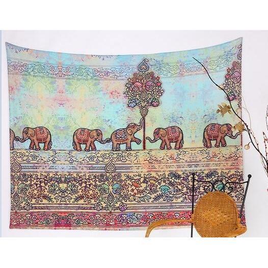 Mandala Yoga Tapestry-pur-wish