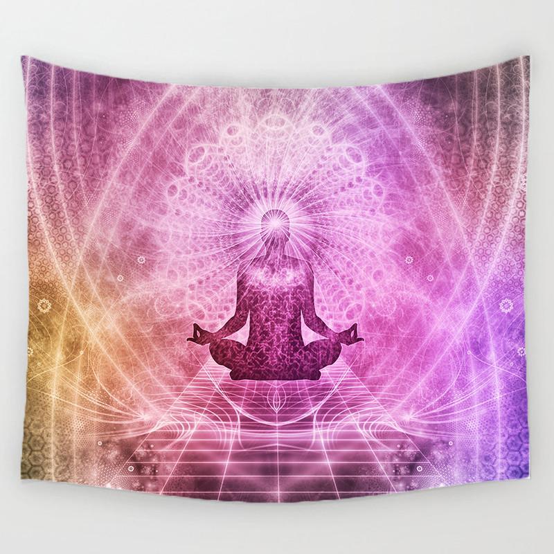 Indian Yoga Tapestry-pur-wish