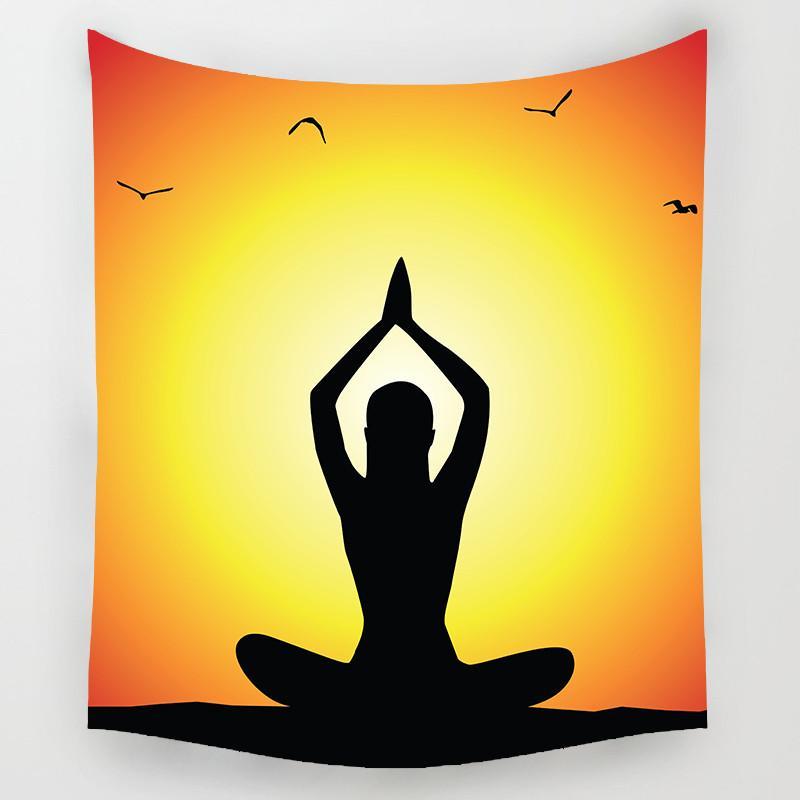 Indian Yoga Tapestry-pur-wish