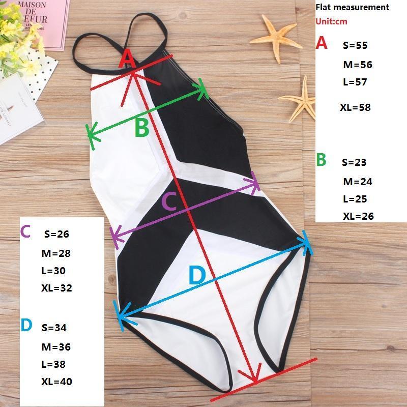 Sexy Mesh Monokini High Neck One Piece Women Swimsuit