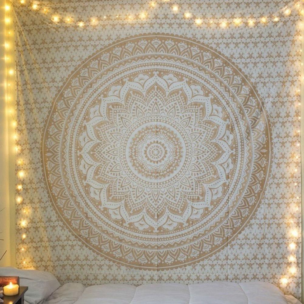 Large Mandala Indian Yoga-Tapestry-pur-wish