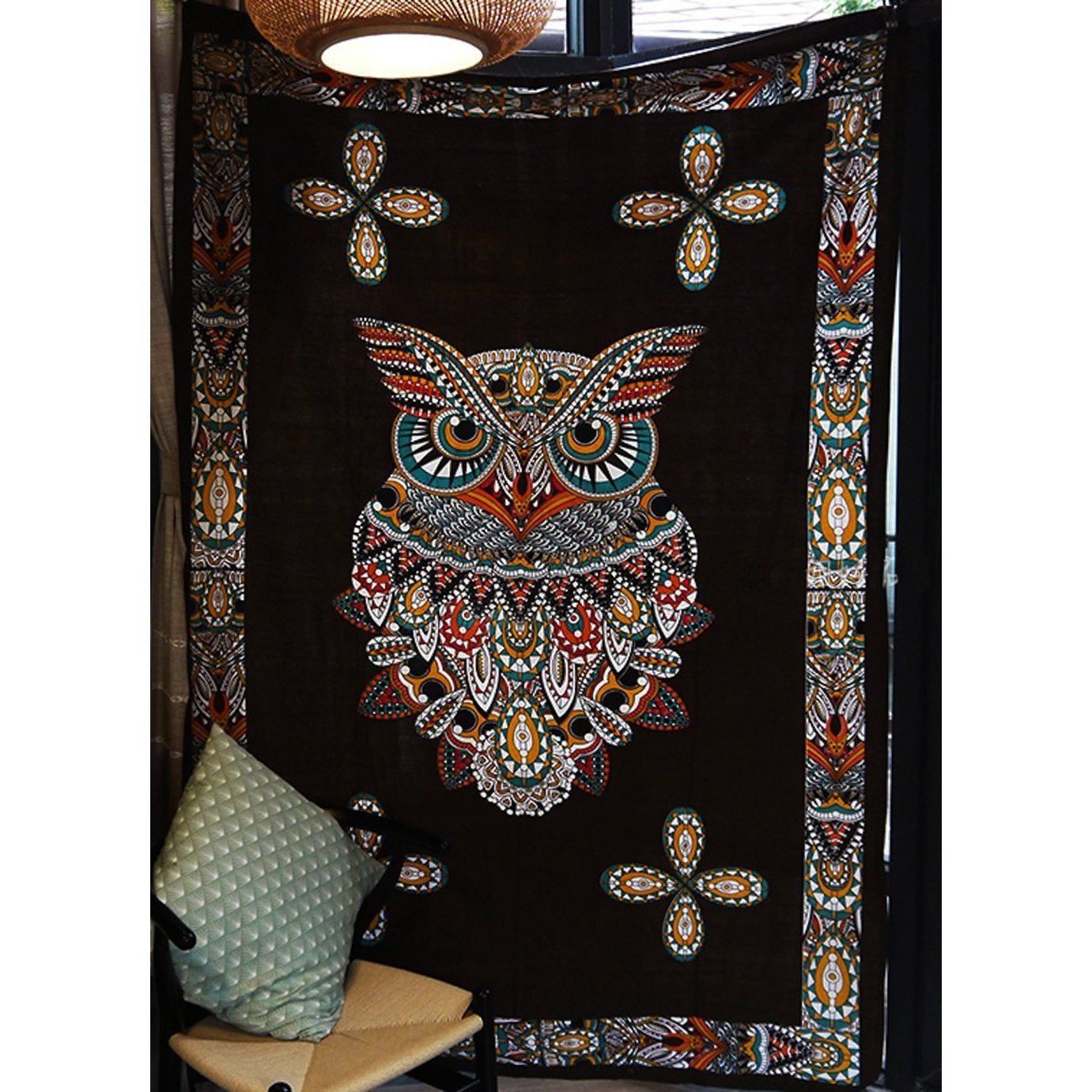 Enipate Indian Bohemia Mandala Yoga Tapestry-pur-wish