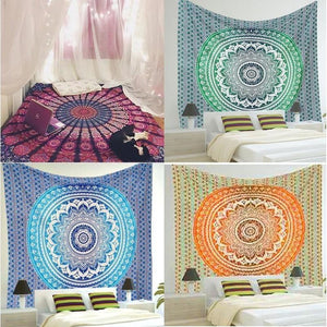 Indian Mandala Yoga Tapestry-pur-wish