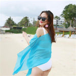 Chiffon Bikini Cover Up Beach Swimwear Dress Scarf Wrap