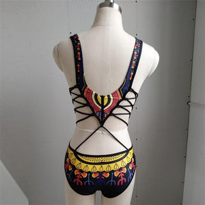 African Swimsuit One Piece Swimwear