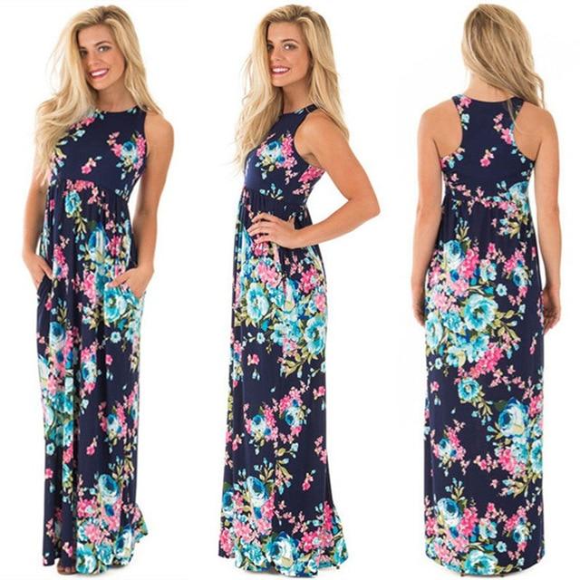 Floral Print Maxi Dress