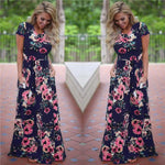 Floral Print Maxi Dress