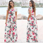 Floral Print Maxi Dress