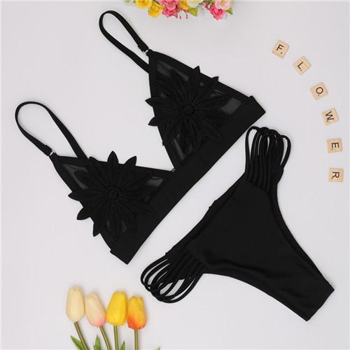 STRAP SIDE BOTTOM HALTER BIKINI