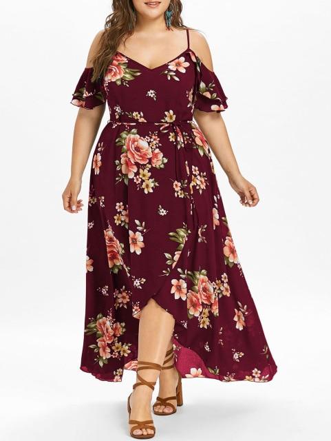 Floral Print Maxi Dress