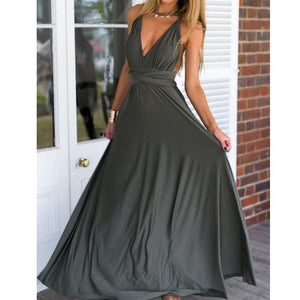 Multiway Wrap Bandage Long Dress