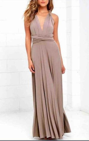 Multiway Wrap Bandage Long Dress